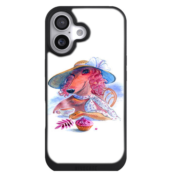 Coque iPhone 17 Animaux Teckel cupcake 255375167 - MaCoquePerso
