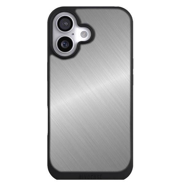 Coque iPhone 17 Aesthetic Texture Metal - MaCoquePerso