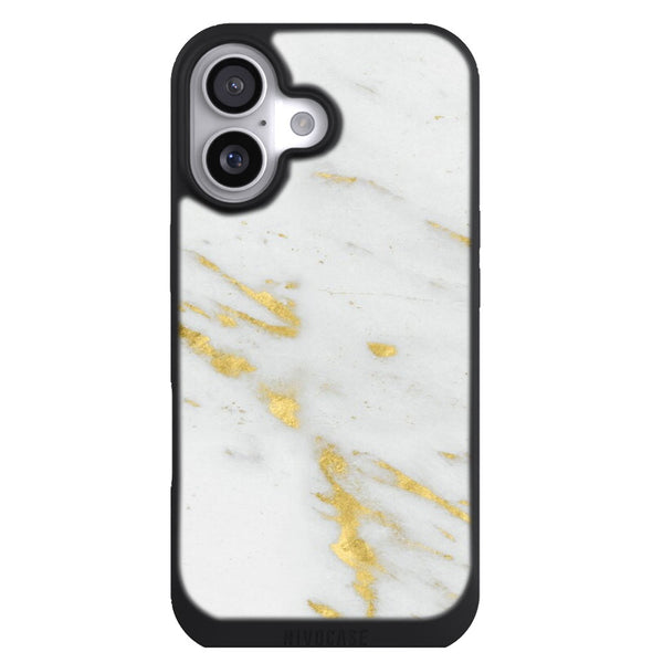 Coque iPhone 17 Aesthetic Treviso marbre d'or - MaCoquePerso