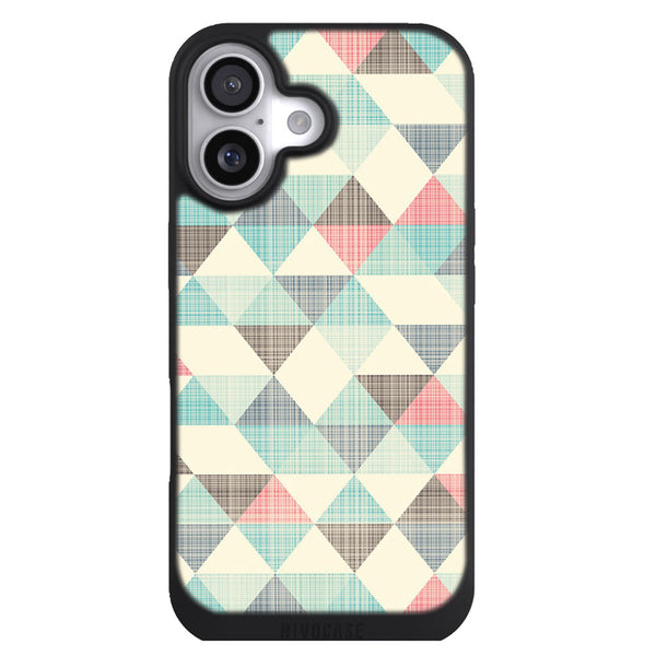 Coque iPhone 17 Aesthetic Triangles Vintage - MaCoquePerso