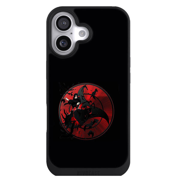 Coque iPhone 17 Manga Uchiha Sharingan - MaCoquePerso