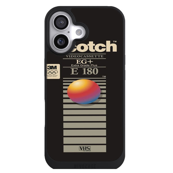 Coque iPhone 17 Aesthetic VHS Scotch E180 - MaCoquePerso