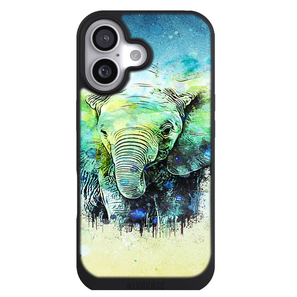 Coque iPhone 17 Animaux Watercolor Elephant - MaCoquePerso