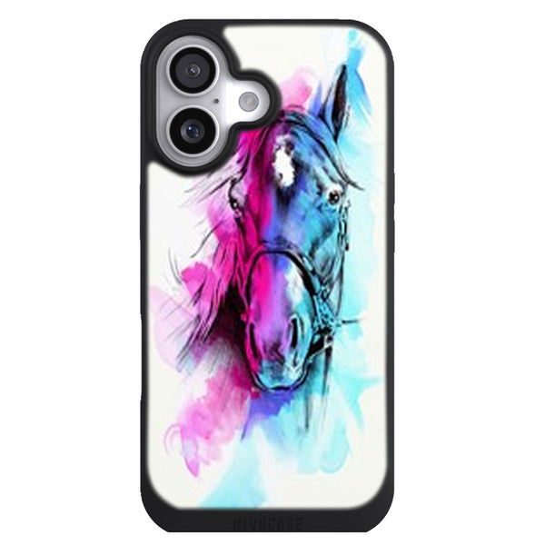 Coque iPhone 17 Animaux Watercolor Horse 268079546 - MaCoquePerso