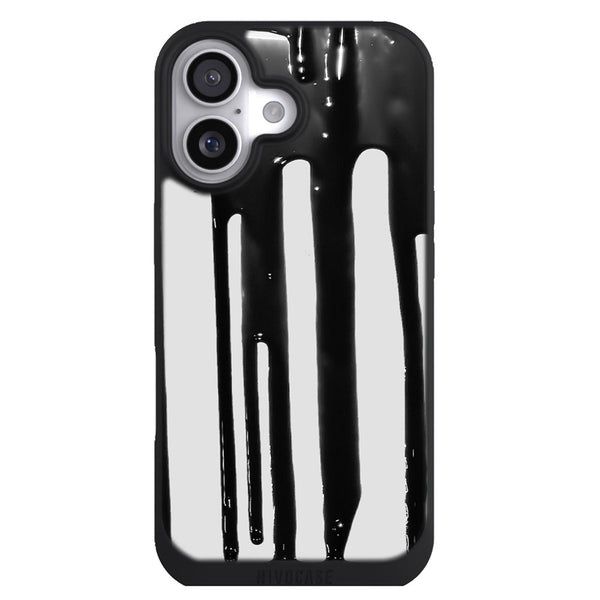 Coque iPhone 17 Aesthetic black blood - MaCoquePerso