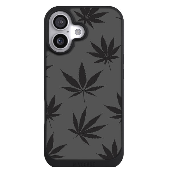 Coque iPhone 17 Aesthetic cannabis leaf pattern - MaCoquePerso
