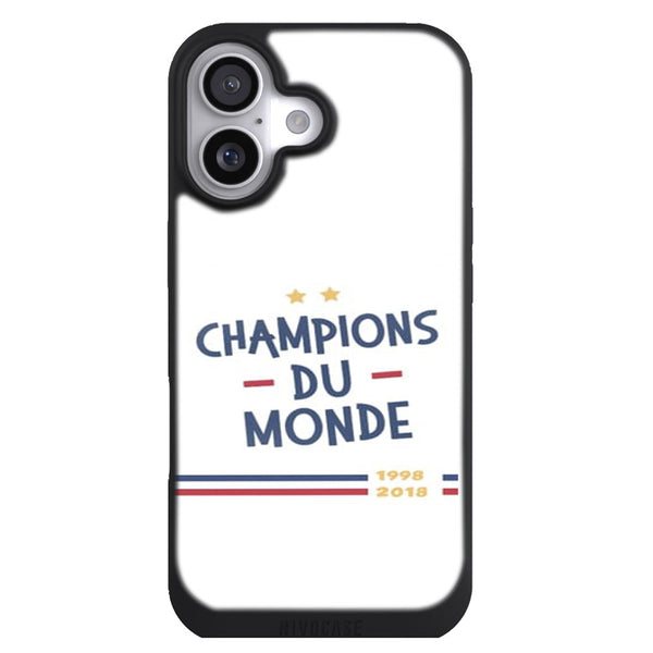 Coque iPhone 17 Sports champion du monde 2018 supporter france - MaCoquePerso