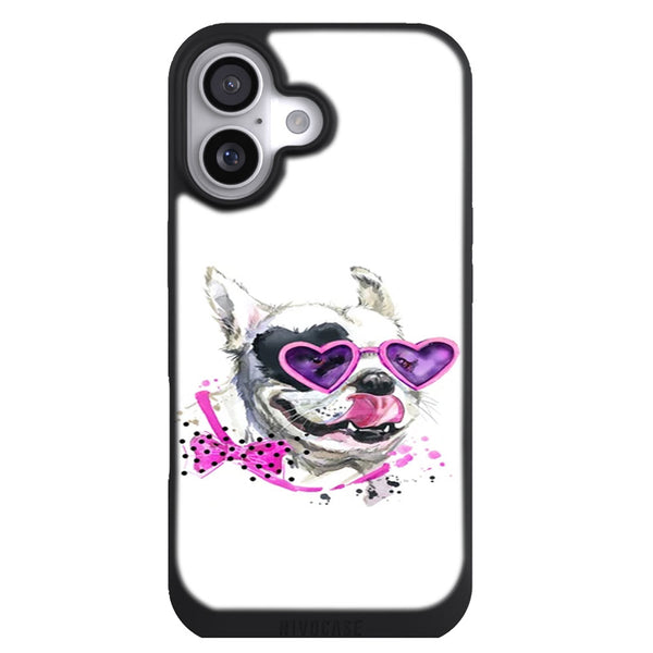 Coque iPhone 17 Bulldog cute french bulldog watercolor illustration - MaCoquePerso
