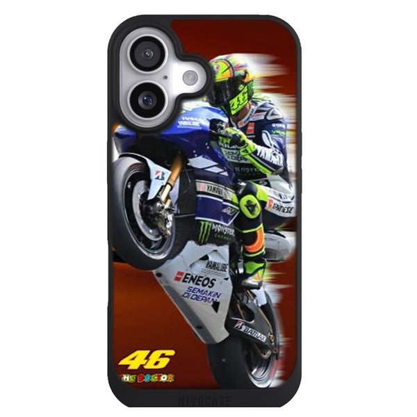 Coque iPhone 17 Vehicules fan de yamaha en feu vr46 doctors - MaCoquePerso