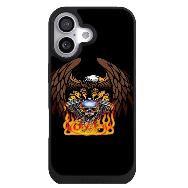 Coque iPhone 17 Vehicules harley davidson skull engine - MaCoquePerso