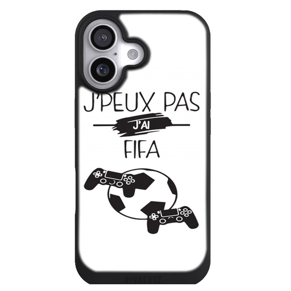 Coque iPhone 17 Sports je peux pas j ai fifa - MaCoquePerso