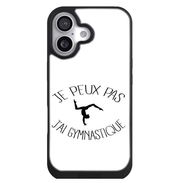 Coque iPhone 17 Sports je peux pas j ai gymnastique - MaCoquePerso