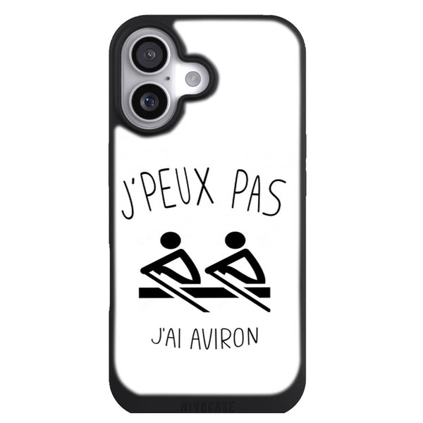 Coque iPhone 17 Sports je peux pas jai aviron - MaCoquePerso