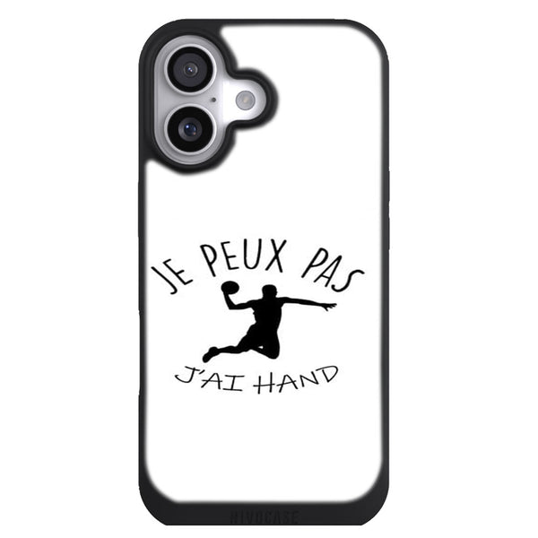 Coque iPhone 17 Sports je peux pas jai handball - MaCoquePerso