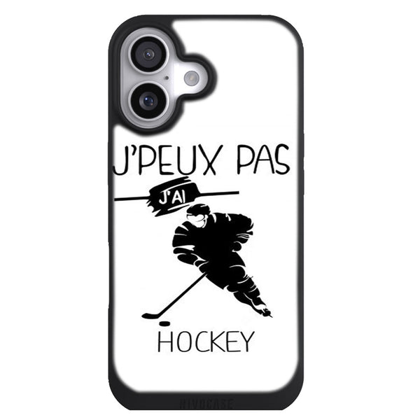 Coque iPhone 17 Sports je peux pas jai hockey sur glace - MaCoquePerso