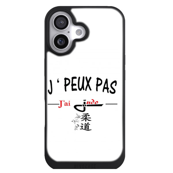 Coque iPhone 17 Sports je peux pas jai judo - MaCoquePerso