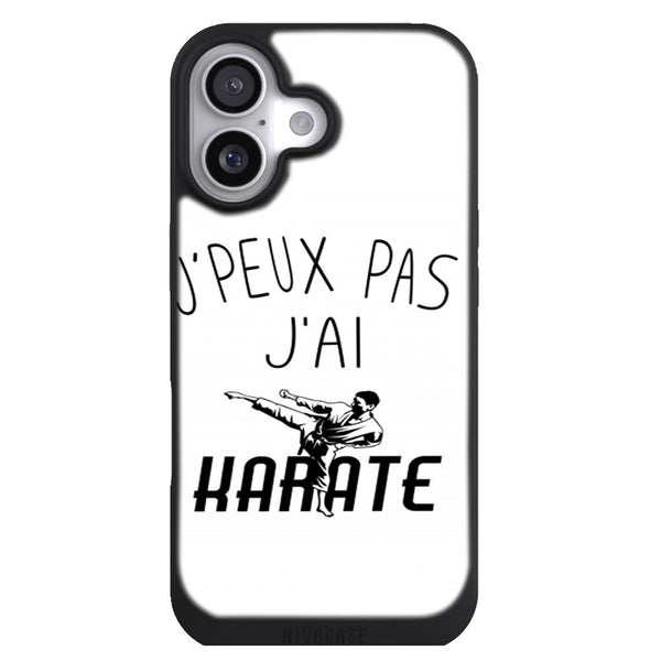 Coque iPhone 17 Sports je peux pas jai karate - MaCoquePerso