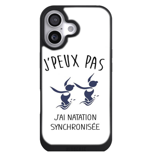 Coque iPhone 17 Sports je peux pas jai natation synchronisee - MaCoquePerso