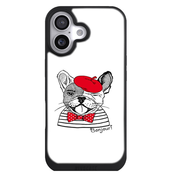Coque iPhone 17 Bulldog portrait french bulldog - MaCoquePerso