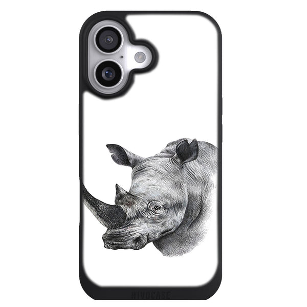 Coque iPhone 17 Animaux rhino shield art - MaCoquePerso