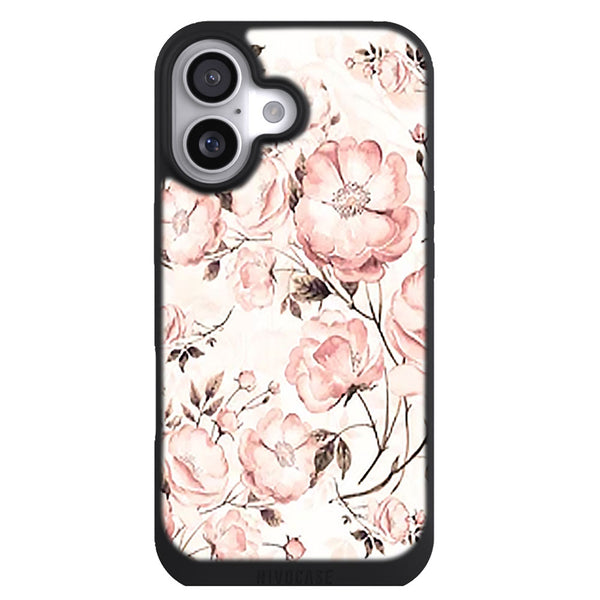 Coque iPhone 17 Aesthetic roses et pivoines victoriennes - MaCoquePerso