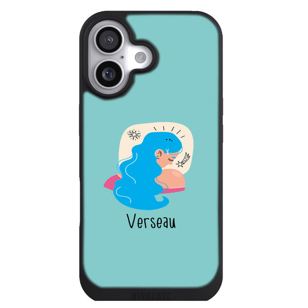Coque iPhone 17 Zodiac signe du Verseau - MaCoquePerso