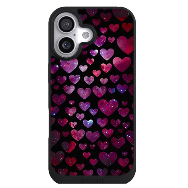 Coque iPhone 17 Originale space hearts 32084 smartphone small - MaCoquePerso