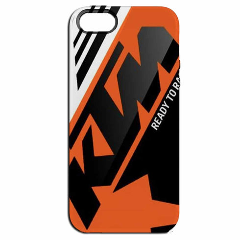KTM Racing Orange And Black | Coque Samsung S10 | Tpu Antichocs | Etui Silicone Compatible Galaxy S10+, S10E, Bumper Verre Trempé - MaCoquePerso
