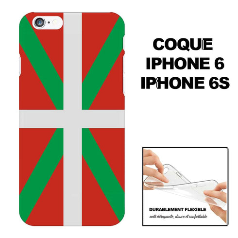 Drapeau Pays Basque, Coque iPhone 6, iPhone 6s