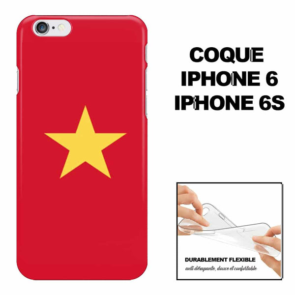 Drapeau Vietnam, Coque iPhone 6 Tpu