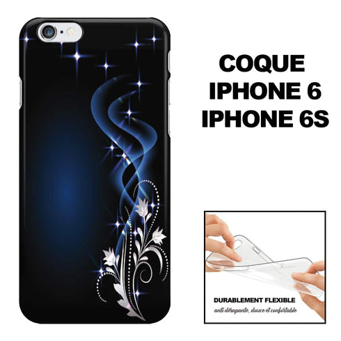 Fleurs Etoilées, Coque iPhone 6, iPhone 6s