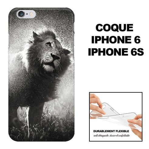 Achat Coque smartphone iPhone 6 Lion Argent