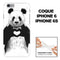 Panda Love, Coque Housse portable iPhone 6