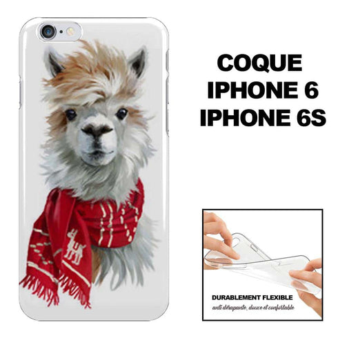 Achat Coque de protection iPhone 6 Winter Lama
