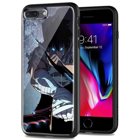 Solo Leveling Jin Woo | Coque iPhone 7 | Tpu Antichocs | Protection Compatible Apple 7 / 8 - MaCoquePerso