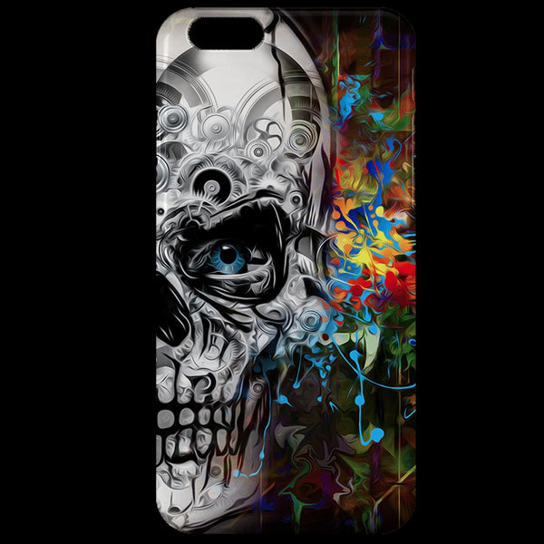 Skull Paint - Coque iPhone 7, iPhone 8 - Plexiglass, Silicone