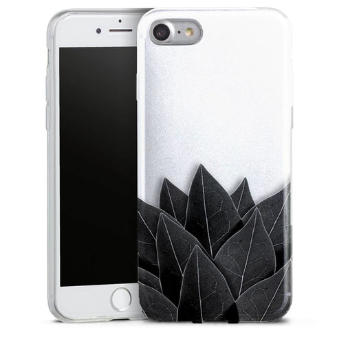 Black Leaves | Coque en Silicone, Verre | Tpu Antichocs | Protection Compatible smartphones iPhone - MaCoquePerso