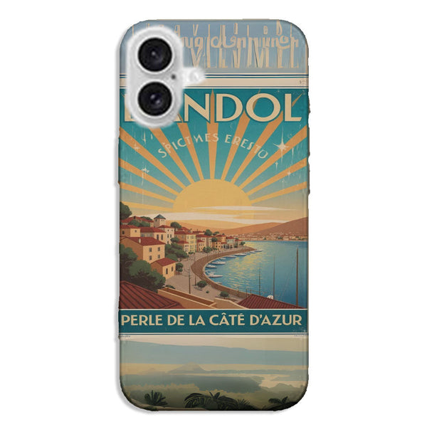 Affiche Bandol France | Coque iPhone