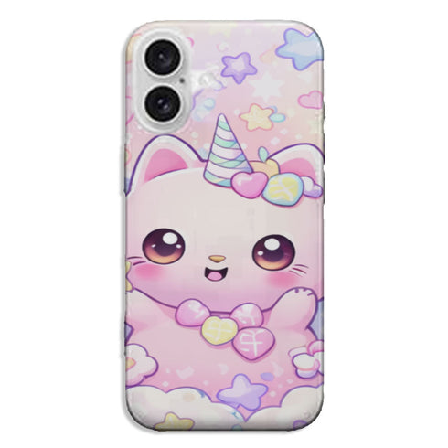 Chaton Licorne Pastel | Coque iPhone