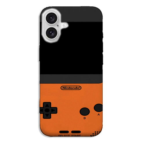 Coque iPhone Console Nintendo Orange