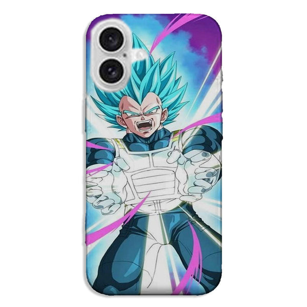 Coque iPhone Dragon Ball Super Vegeta SS God Attack - MaCoquePerso