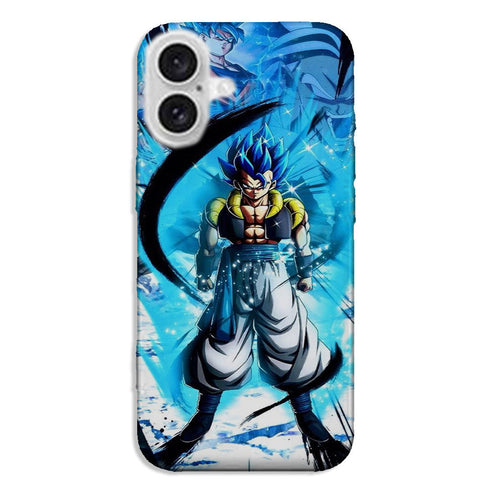 Coque iPhone Dragon Ball Gogeta SS Blue - MaCoquePerso