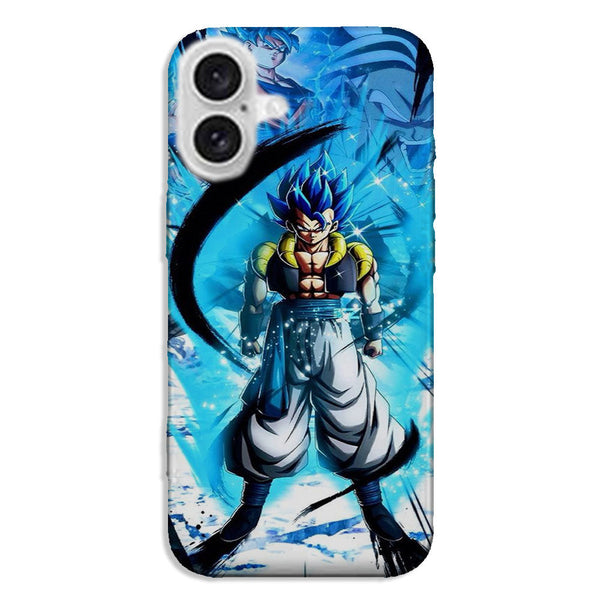 Coque iPhone Dragon Ball Gogeta SS Blue - MaCoquePerso