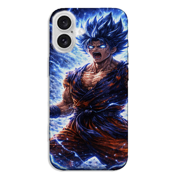 Guerrier Saiyan en pleine explosion d'énergie | Coque iPhone