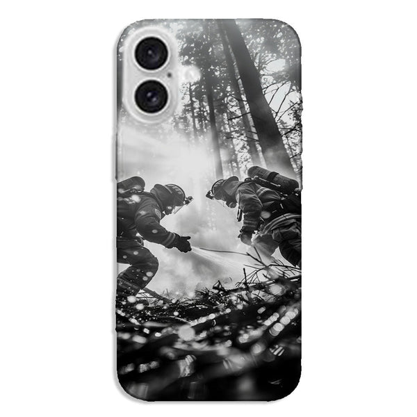 Coque iPhone INTERVENTION POMPIER FEU DE FORÊT - MaCoquePerso