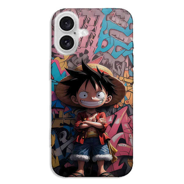 Luffy Cartoon Grafitis | Coque iPhone