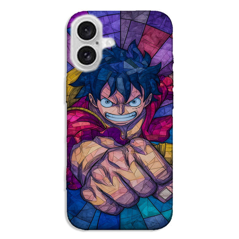 Luffy Punch Artistique Coloré | Coque iPhone