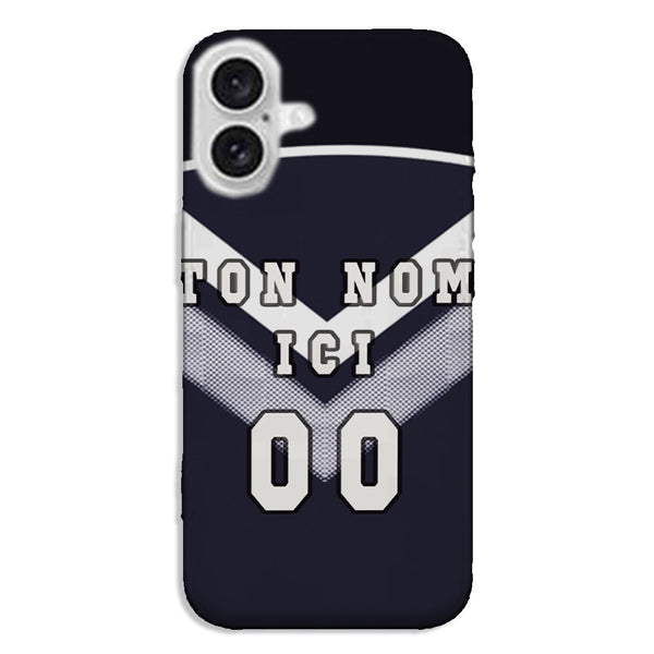 Coque Équipe de Bordeaux Foot pour iPhone – Personnalisable
