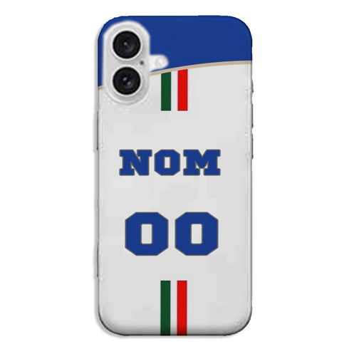 Coque Équipe d’Italie Foot pour iPhone – Personnalisable