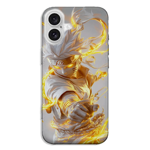 Coque iPhone Minato sauvant le village - MaCoquePerso